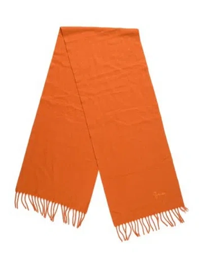 Pre-owned Givenchy Scarf In Orange