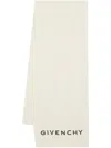 Givenchy Adjustable Fringed Wool-cashmere Scarf In Neutral
