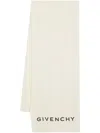 Givenchy Adjustable Fringed Wool-cashmere Scarf In Beige