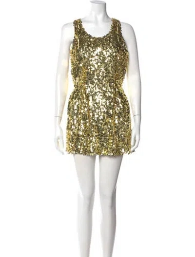 Pre-owned Givenchy Scoop Neck Mini Dress