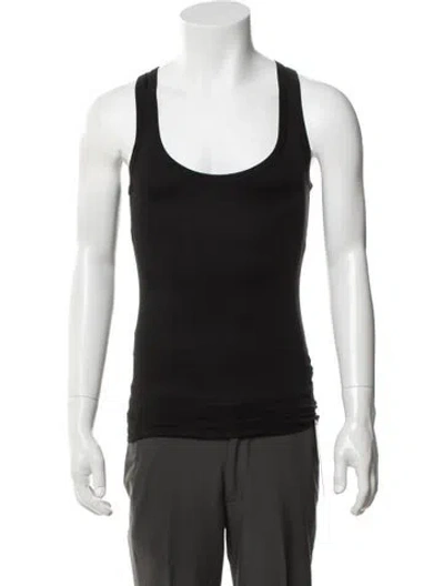 Pre-owned Givenchy Scoop Neck Sleeveless Tank In Black