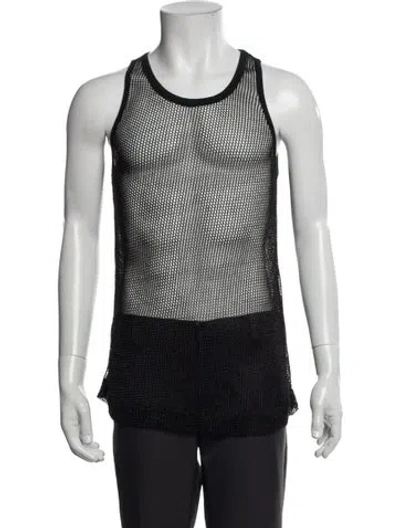 Pre-owned Givenchy Scoop Neck Sleeveless T-shirt In Black
