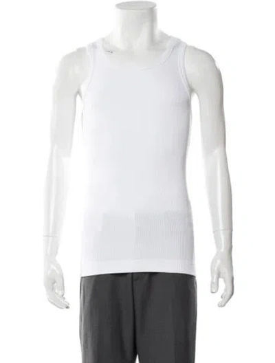 Pre-owned Givenchy Scoop Neck Sleeveless T-shirt In White
