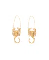 Givenchy Scorpion Earrings In Gold