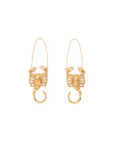 Givenchy Scorpion Earrings In Gold