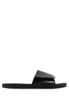Givenchy Slide Scratch Flat Sandal In Black