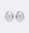 Givenchy Sculpt Earrings In Silver