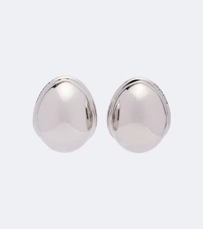 Givenchy Sculpt Earrings In Silver