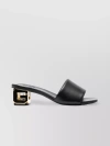 GIVENCHY SCULPTED HEEL 55MM LEATHER MULES