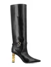 GIVENCHY SCULPTED HEEL LEATHER HIGH BOOT FOR WOMEN BY GIVENCHY