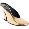 Givenchy Sculpted Mule In Gold