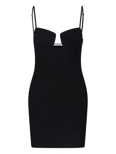 Givenchy Sculpted Viscose-blend Dress In Black