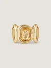 Givenchy Sculptural Crystal Cuff In Metal And Crystals