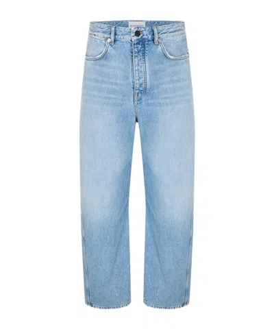 Givenchy Seamed Straight-leg Jeans In Blue