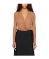Givenchy Semi-sheer Draped Blouse In Nude