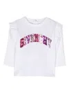 Givenchy Sequin-embellished Logo T-shirt In White
