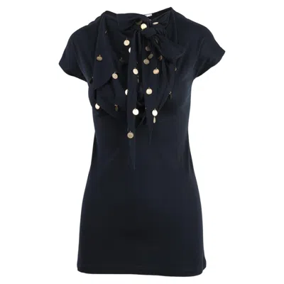 Pre-owned Givenchy Sequined T-shirt - '10s In Black