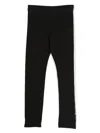 Givenchy Sequinned Logo Leggings In Black