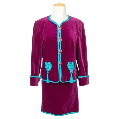 Pre-owned Givenchy Set Couture In Purple