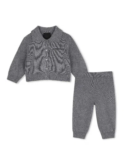 Givenchy Set Of Trousers And Cardigan In Grey
