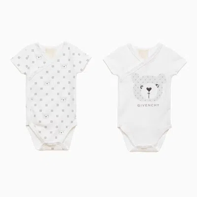 Givenchy Set Of Two White Cotton Leotards