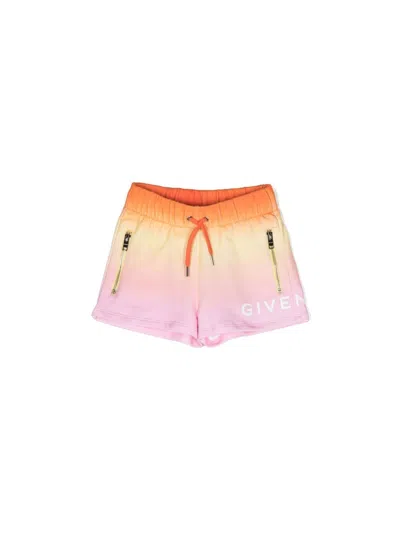 Givenchy Chic Mini Shaded Shorts For Girls In Multi
