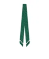 Givenchy Shadow Logo-print Headband Scarf In Green
