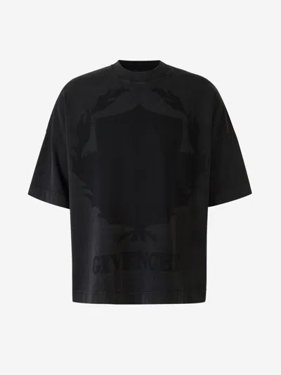 Givenchy Shadow T-shirt In Cotton In Black
