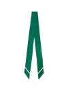 Givenchy Shadow Logo-print Headband Scarf In Green