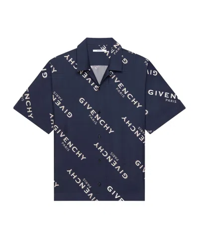 GIVENCHY GIVENCHY SHADOW PRINTED SHIRT IN SILK
