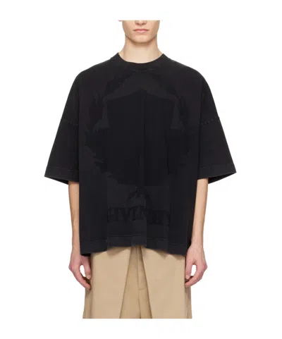 Givenchy Shadow Short Sleeved T-shirt In Black