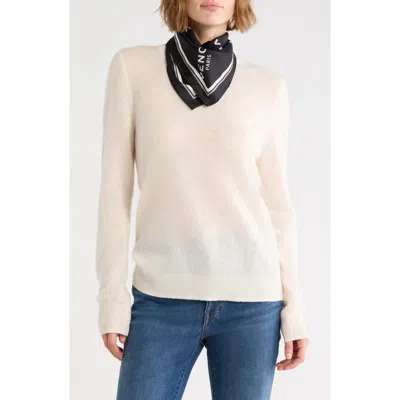 Givenchy Shadow Silk Small Square Scarf In Black