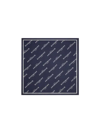 Givenchy Shadow Square In Silk In Navy