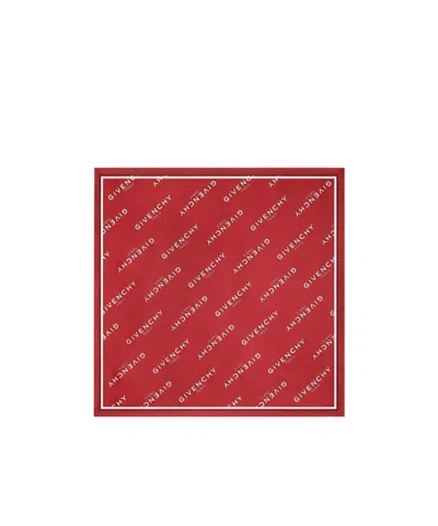 Givenchy Shadow Square In Silk In Red