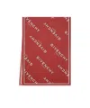 Givenchy Shadow Stole In Wool And Silk In Red