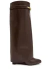 Givenchy Stylish Calf Leather Ankle Boots For Women In Brown