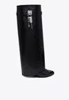Givenchy High-heeled Boots With Structured Silhouette And Decorative Detail In Black