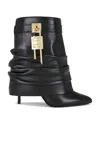 Givenchy Shark Lock Ankle Boot In Black