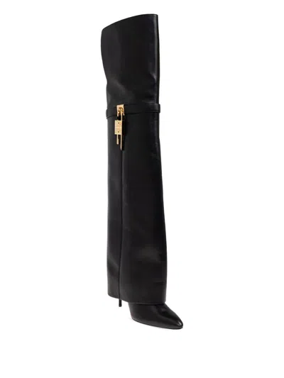 Givenchy Shark Lock Boot In Black