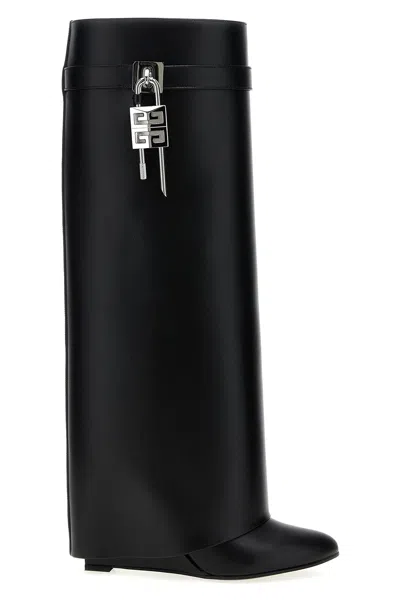 Givenchy 'shark Lock' Boots In Black