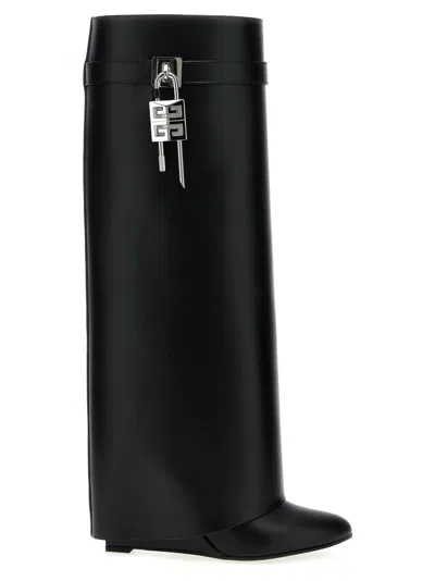 Givenchy 'shark Lock' Boots In Black