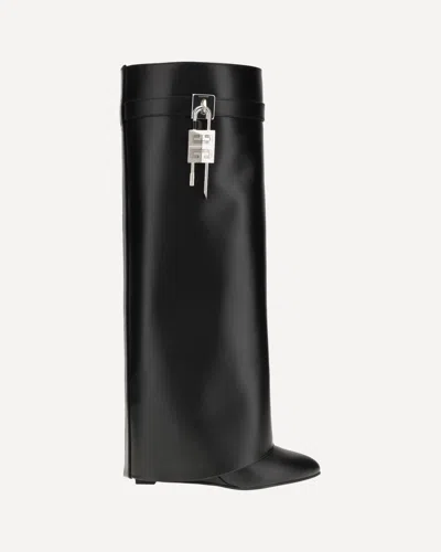 Givenchy Shark Lock Boots In Black