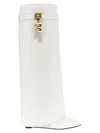 Givenchy Shark Lock Boots In White
