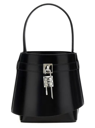 Givenchy Shark Lock Bucket Bag In Black