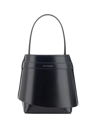 Givenchy Shark Lock Bucket Bag In Black