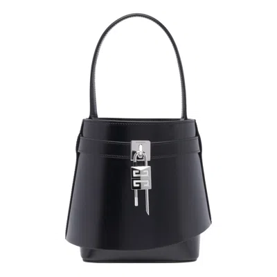 Givenchy Shark Lock Bucket Bag In Black