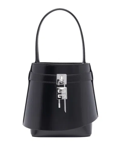 Givenchy Shark Lock Bucket Bag In Black