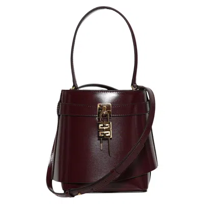 Pre-owned Givenchy Shark Lock Bucket Bag 'oxblood Red' | Women's Size Onesize