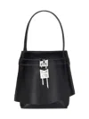 Givenchy Micro Shark Lock Bucket Bag In Box Leather