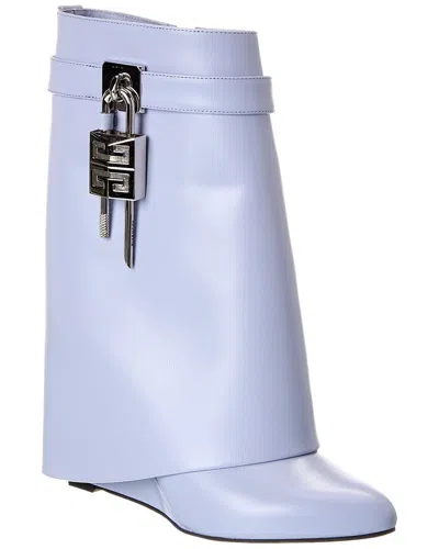 Givenchy Shark Lock Leather Boot In Multi
